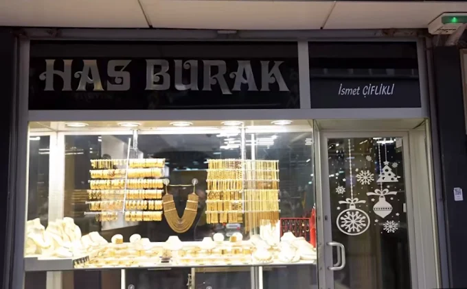 Hasburak Sarrafiye mağaza vitrini